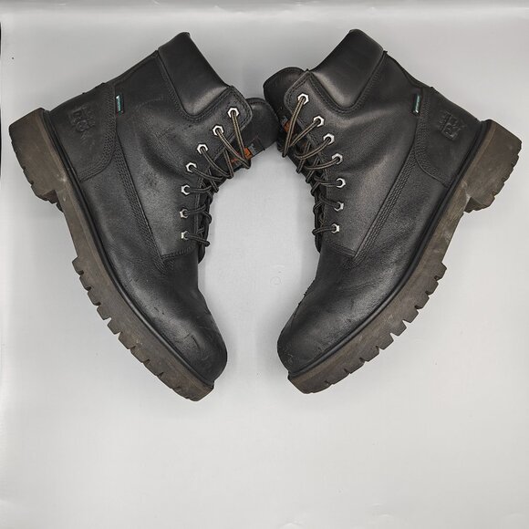 Timberland Pro ReBOTL Steel Toe Black Leather Waterproof Boots Men\'s main image 9
